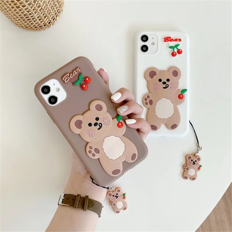 Cartoon Brown Bear Silicone Phone Case For Iphone 14 13 12 11 ProMax Pro Plus XsMax X Xs XR 8 7 Plus
Cartoon Brown Bear Silicone Phone Case For Iphone 14 13 12 11 ProMax Pro Plus XsMax X Xs XR 8 7 Plus