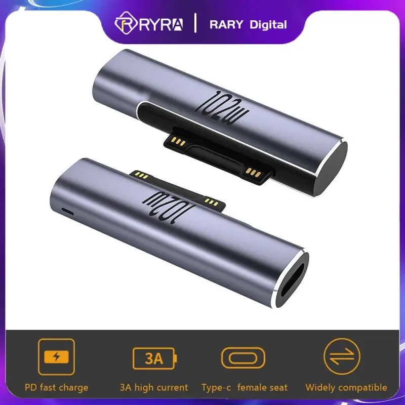 RYRA For Microsoft Surface Pro X 8 7 6 5 4 3 Go To USB Type C PD Fast Charging Plug Converter 15V/3A USB C Charger Power Adapter
RYRA For Microsoft Surface Pro X 8 7 6 5 4 3 Go To USB Type C PD Fast Charging Plug Converter 15V/3A USB C Charger Power Adapter