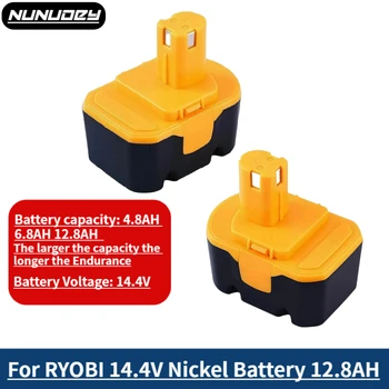 For Ryobi Liyoubi 14.4V 12800mAh hand drill tool battery HP1441 nickel hydrogen rechargeable battery