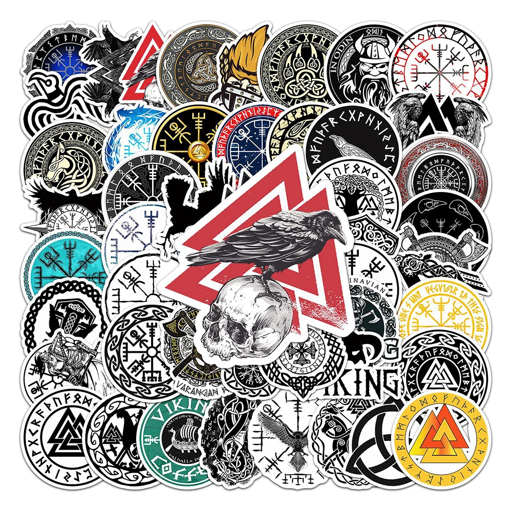 10/30/50PCS Viking Pirates Style Stickers for Laptop Luggage Skateboard Decals Cool Mysterious Totem Symbol Rune Sticker Toys
10/30/50PCS Viking Pirates Style Stickers for Laptop Luggage Skateboard Decals Cool Mysterious Totem Symbol Rune Sticker Toys