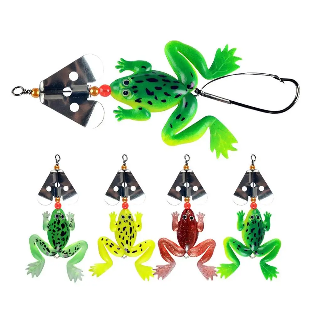9cm 6g Plastic Frog Fishing Bait Artificial Soft Bait Floating Wobblers Fishing Lures Fishing Gear Fishhook Accessories
9cm 6g Plastic Frog Fishing Bait Artificial Soft Bait Floating Wobblers Fishing Lures Fishing Gear Fishhook Accessories