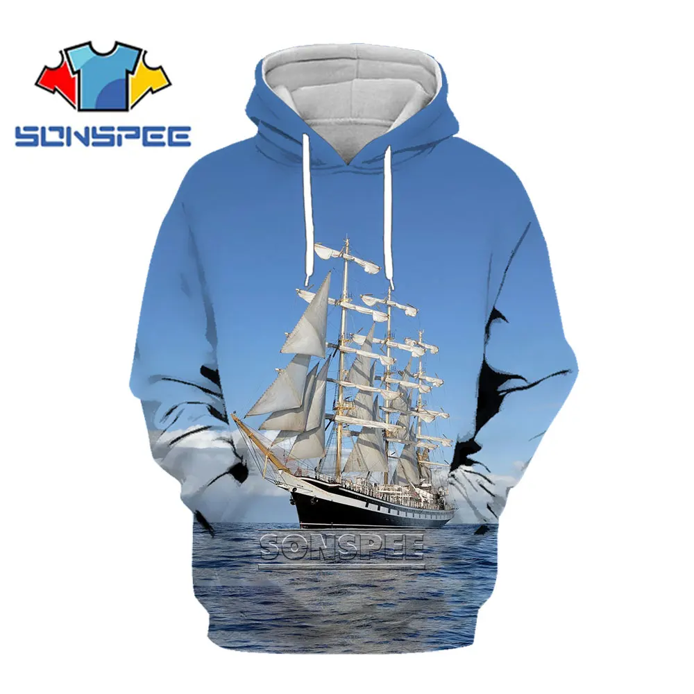 SONSPEE Fashion Man Woman Beautiful Ocean Landscape Printed Hoodie Waves of The Sea Water Boat Head Hooded Pullover Casual Coat
SONSPEE Fashion Man Woman Beautiful Ocean Landscape Printed Hoodie Waves of The Sea Water Boat Head Hooded Pullover Casual Coat