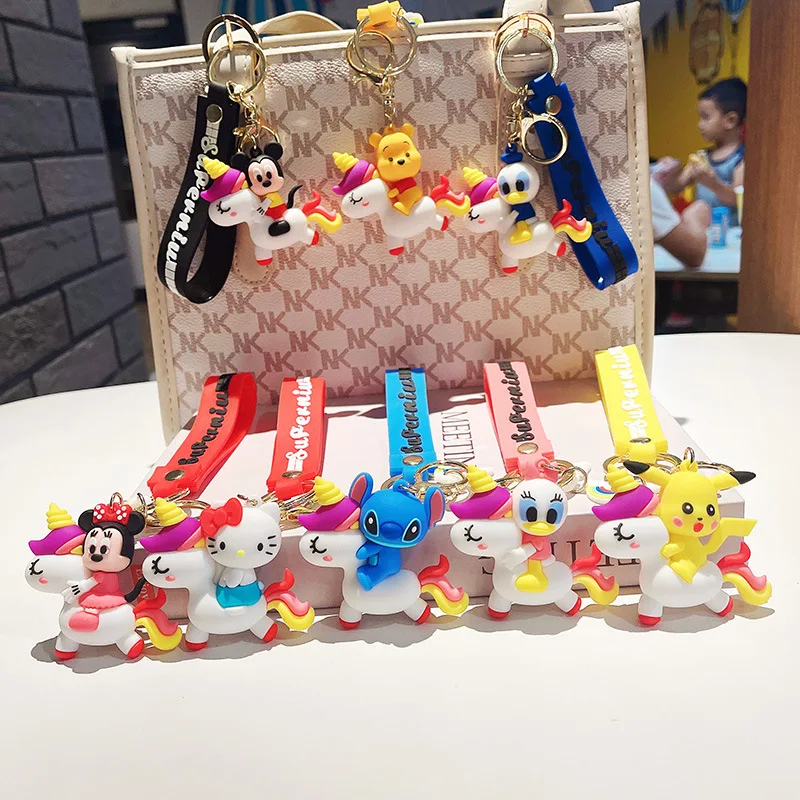 Disney Unicorn Mickey Minnie Stitch Backpack Pendant Keychain Cute Cinnamoroll Accessories School Bag Charm Figure
Disney Unicorn Mickey Minnie Stitch Backpack Pendant Keychain Cute Cinnamoroll Accessories School Bag Charm Figure