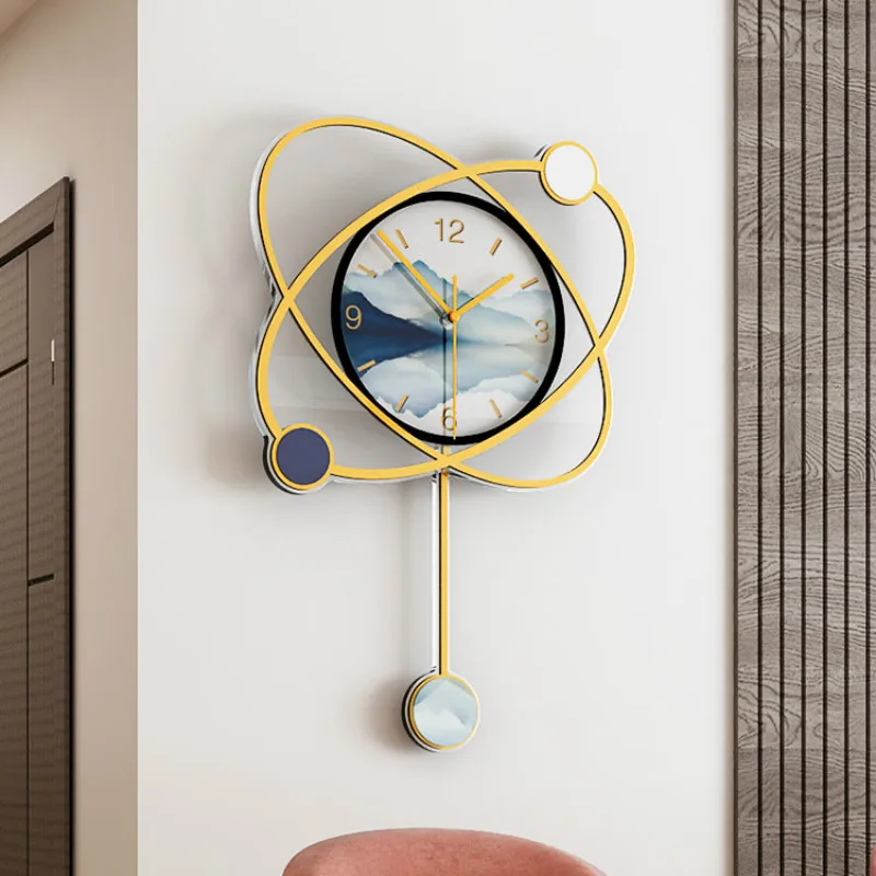 Luxury Wall Clock Mechanism Watch Outdoor Kitchen Unique Pendulum Silent Wall Clock Design Large Orologio Parete Wall Decoration
Luxury Wall Clock Mechanism Watch Outdoor Kitchen Unique Pendulum Silent Wall Clock Design Large Orologio Parete Wall Decoration