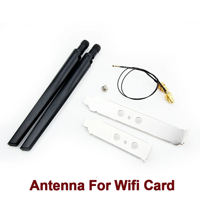 2PCS 6DBi RP-SMA External Antenna Set With 30CM IPEX MHF4 Extension Cable Dual Band For M.2 Wifi Card Intel AX210 Desktop PC
2PCS 6DBi RP-SMA External Antenna Set With 30CM IPEX MHF4 Extension Cable Dual Band For M.2 Wifi Card Intel AX210 Desktop PC