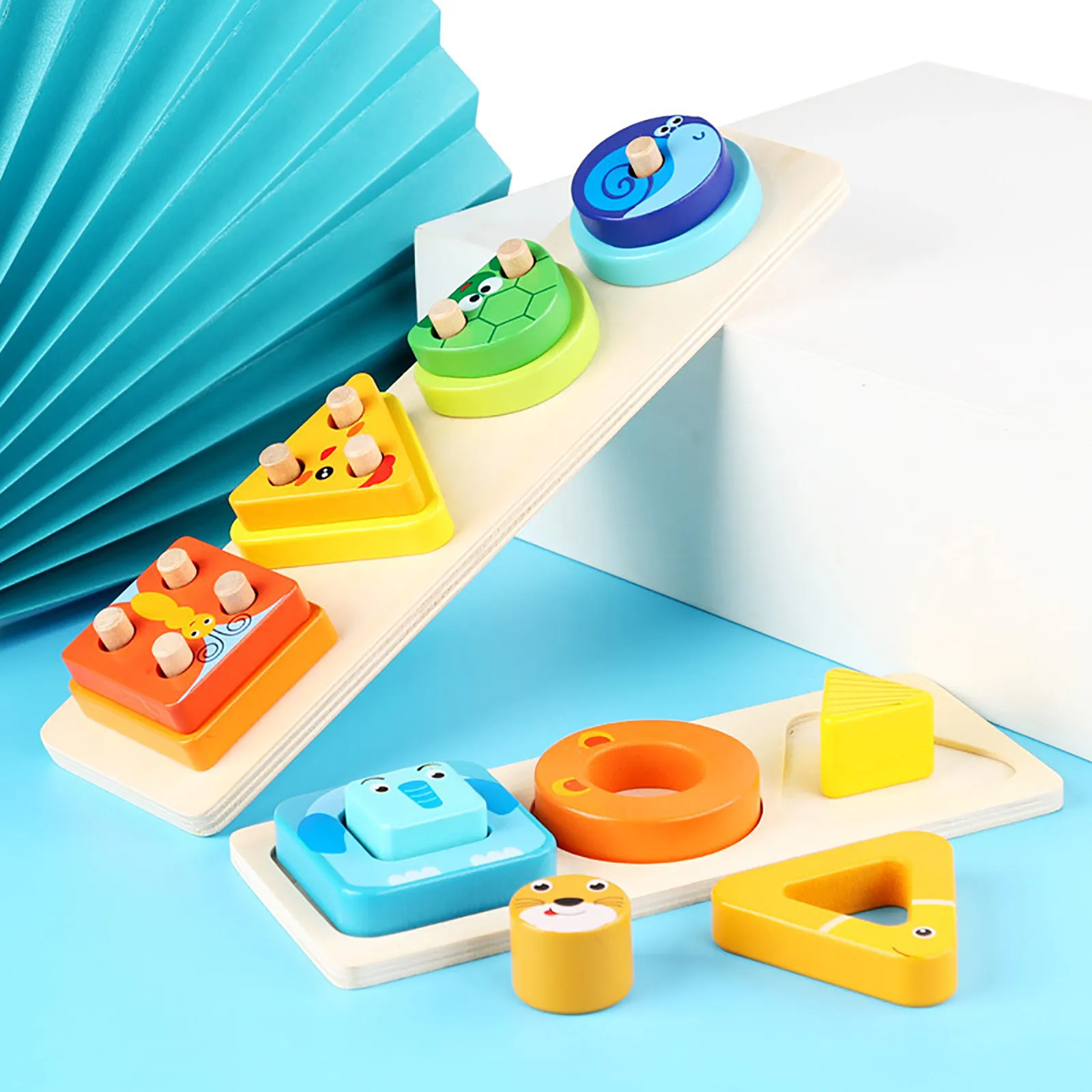 Children's Four-post Geometric Modeling Building Blocks Montessori Toys Jigsaw Puzzle Teaching Aids Children's Wooden Toys
Children's Four-post Geometric Modeling Building Blocks Montessori Toys Jigsaw Puzzle Teaching Aids Children's Wooden Toys