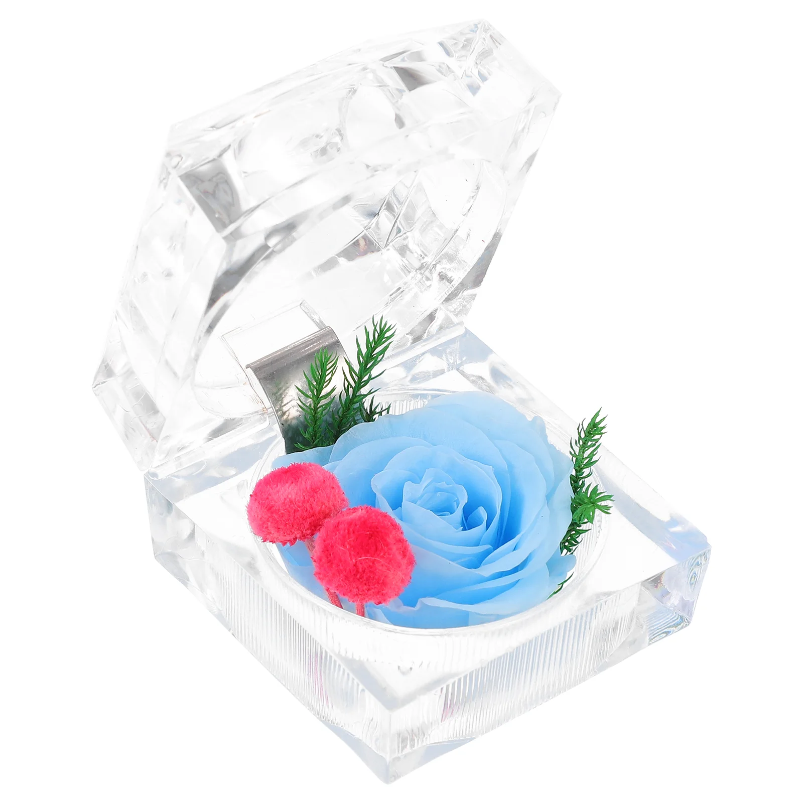 Acrylic Rose Box Artificial Cajitas De Regalo Para Joyeria Plastic Bud Jewel Case
Acrylic Rose Box Artificial Cajitas De Regalo Para Joyeria Plastic Bud Jewel Case