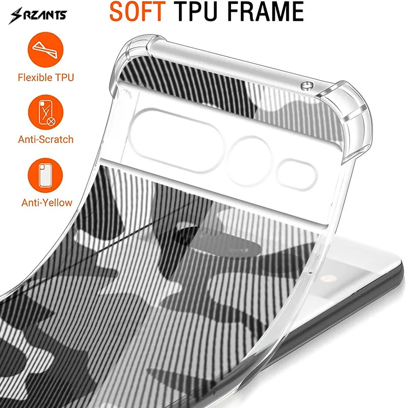 Rzants Camouflage Case For Google Pixel 7 Pro Air Cushion Shockproof Case Silicone TPU Phone Cover
Rzants Camouflage Case For Google Pixel 7 Pro Air Cushion Shockproof Case Silicone TPU Phone Cover