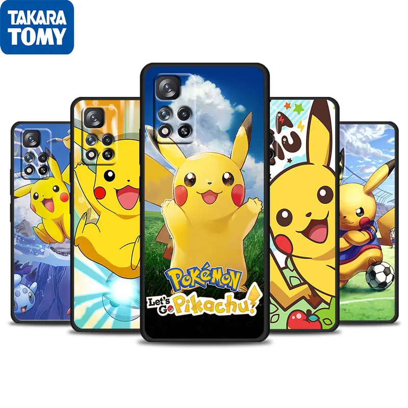 Cartoon Pikachu Cute For Xiaomi Redmi Note 11 10 11T 10S 9 9S 8 7 5G 4G Silicone Soft Black Phone Case Fundas Coque Capa Cover
Cartoon Pikachu Cute For Xiaomi Redmi Note 11 10 11T 10S 9 9S 8 7 5G 4G Silicone Soft Black Phone Case Fundas Coque Capa Cover