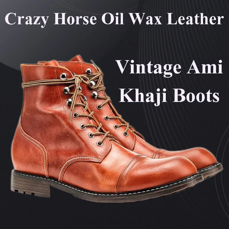 VXO Genuine Leather Men Boots Handmade Retro Men Ankle Leather Boots First Layer Cowhide Suede Boots High-Top Boots
VXO Genuine Leather Men Boots Handmade Retro Men Ankle Leather Boots First Layer Cowhide Suede Boots High-Top Boots