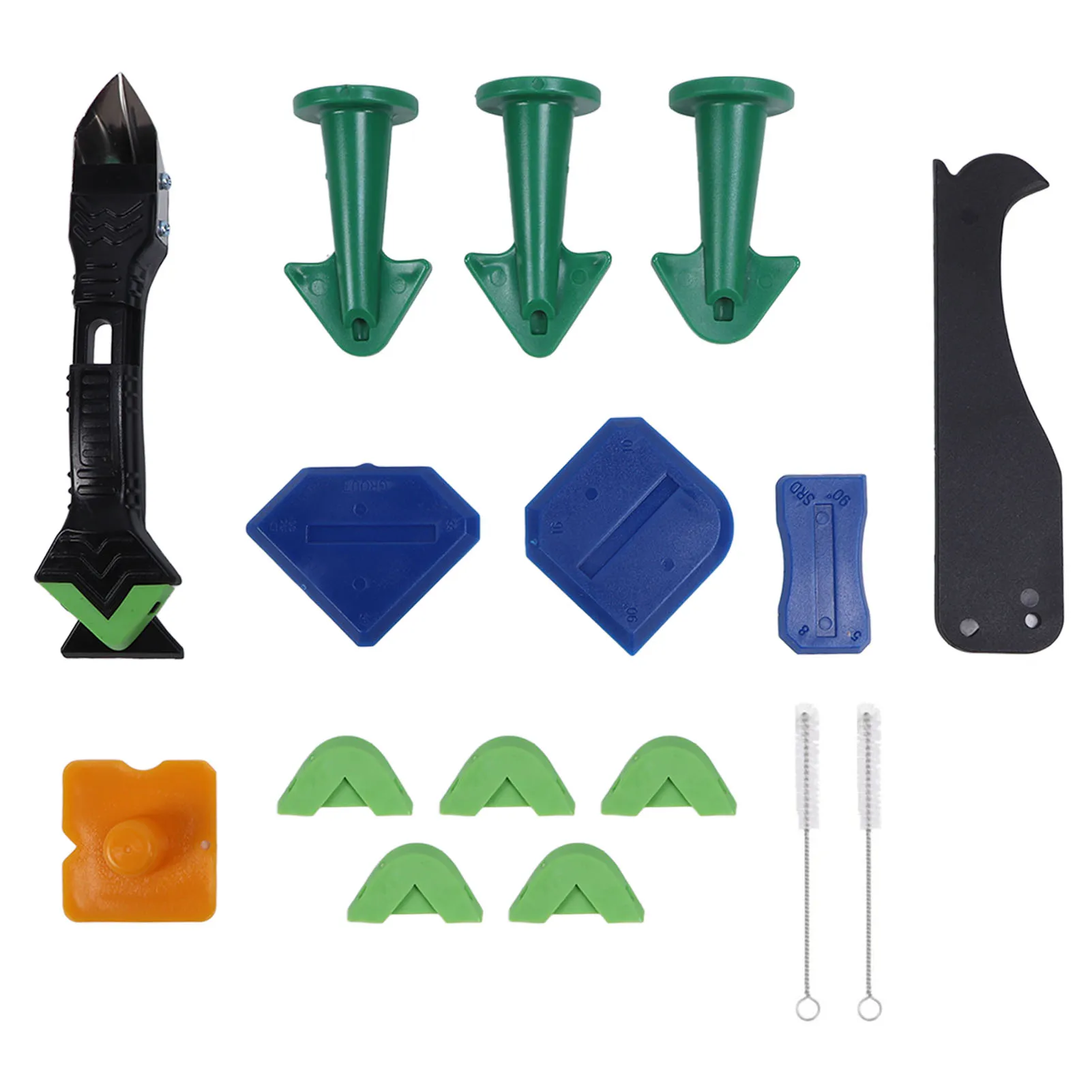 Silicone Caulking Kit Sealant Finishing Scraper Multifunctional Grout Removal Tools for Household Use
Silicone Caulking Kit Sealant Finishing Scraper Multifunctional Grout Removal Tools for Household Use
