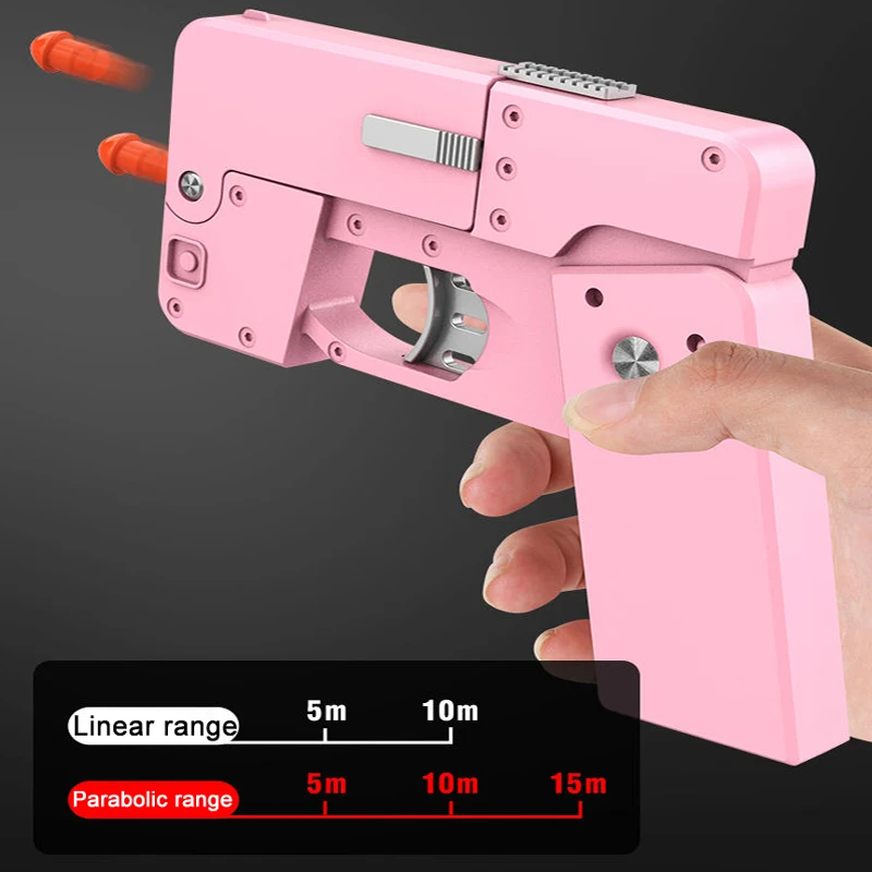 Mobile phone model style Folding soft elastic toy gun Outdoor shooting toy Children adult left and right hand shooting practice
Mobile phone model style Folding soft elastic toy gun Outdoor shooting toy Children adult left and right hand shooting practice
