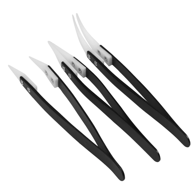 3Pcs Tweezer Set, Antistatic Ceramic Tips Tweezers Precision Insulates Steed Stainlesl Heat Resistant Multifunction Hand Tools K
3Pcs Tweezer Set, Antistatic Ceramic Tips Tweezers Precision Insulates Steed Stainlesl Heat Resistant Multifunction Hand Tools K
