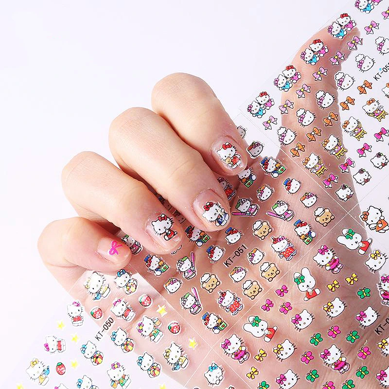 30Pcs Kawaii Hellokts Anime Nail Stickers Cartoon Girls Kt Cat Waterproof 3D Diy Nails Art Manicure Decals Gift Toy for Children
30Pcs Kawaii Hellokts Anime Nail Stickers Cartoon Girls Kt Cat Waterproof 3D Diy Nails Art Manicure Decals Gift Toy for Children