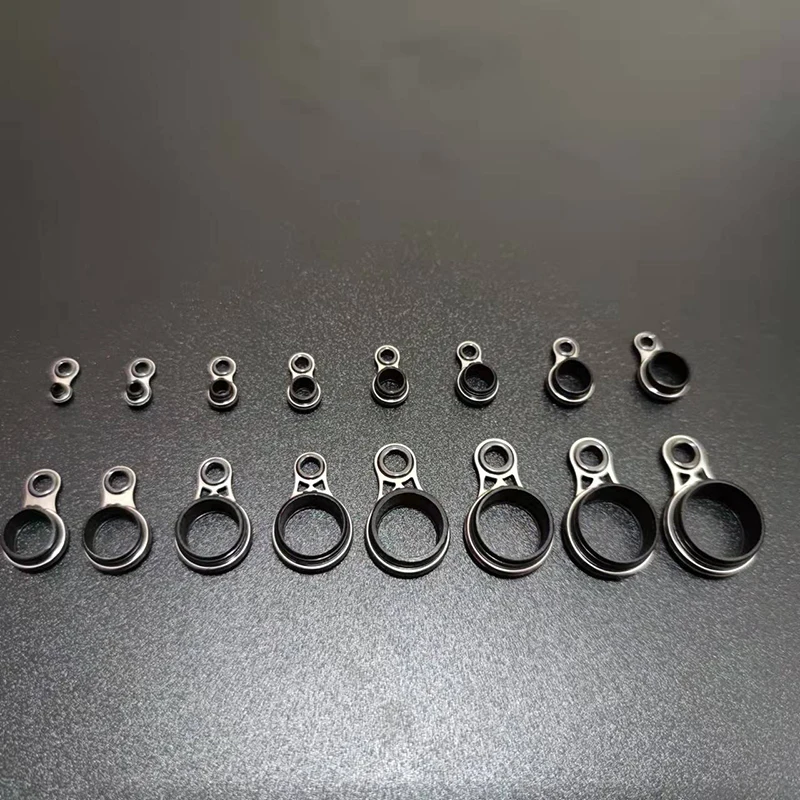 2Pcs/lot Rock Fishing Rod Guide Ring 1.5mm-16.5mm Guide Eye Telescopic Fishing Rod DIY Repair Kit Tackle Accessories B569
2Pcs/lot Rock Fishing Rod Guide Ring 1.5mm-16.5mm Guide Eye Telescopic Fishing Rod DIY Repair Kit Tackle Accessories B569