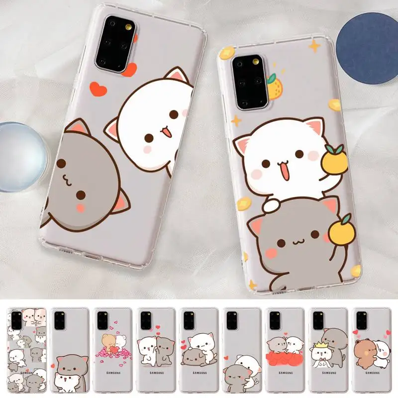 Fun Cartoon Peach Mochi Cat Phone Case for Samsung S20 S10 lite S21 plus for Redmi Note8 9pro for Huawei P20 Clear Case
Fun Cartoon Peach Mochi Cat Phone Case for Samsung S20 S10 lite S21 plus for Redmi Note8 9pro for Huawei P20 Clear Case