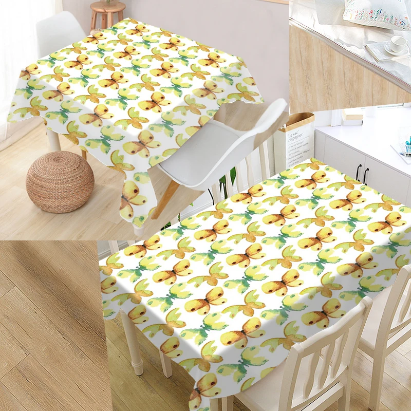 New Arrival Custom Butterfly pattern Tablecloth Waterproof Oilproof Dinner Table Cover Home Textile More Size
New Arrival Custom Butterfly pattern Tablecloth Waterproof Oilproof Dinner Table Cover Home Textile More Size