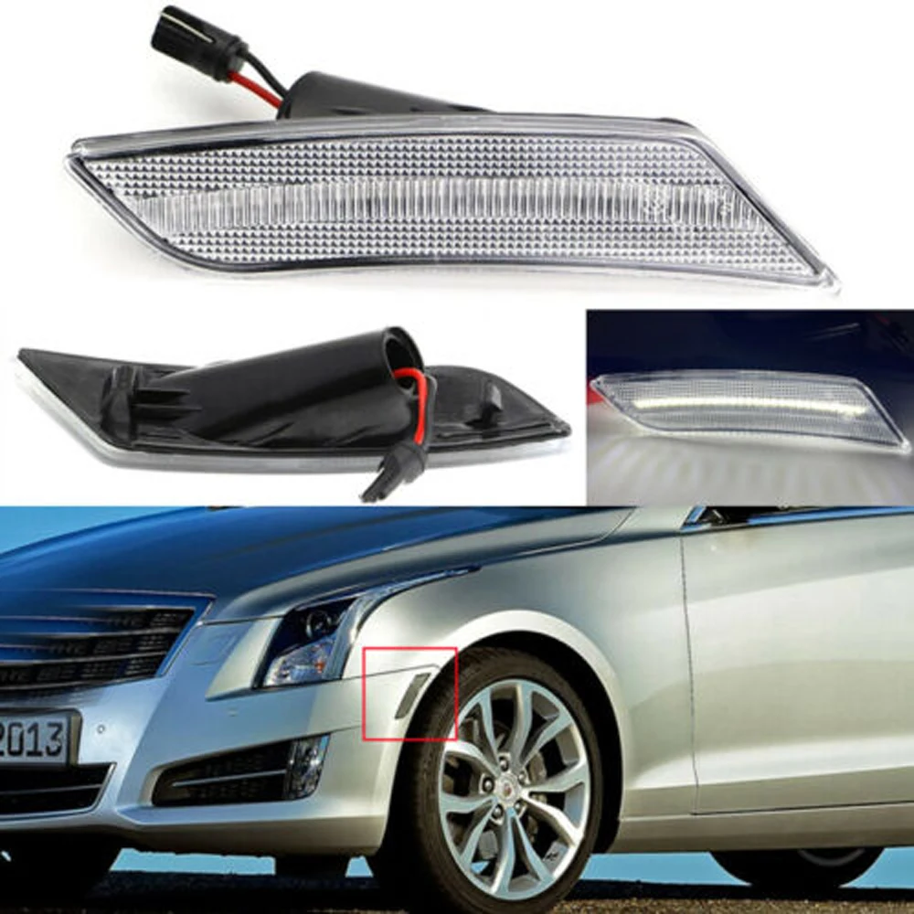 2PCS(Left+ Right) LED Side Marker Lights For Cadillac XT5 2017-2021 12V White LED Front Bumper Side Marker Lights
2PCS(Left+ Right) LED Side Marker Lights For Cadillac XT5 2017-2021 12V White LED Front Bumper Side Marker Lights