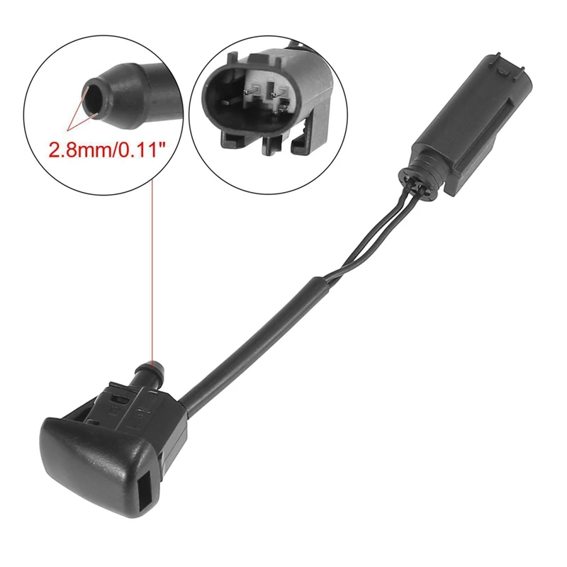 2PCS Automobile Front Hood Nozzle Windshield Nozzle Replacement Parts For BMW 61667046060
2PCS Automobile Front Hood Nozzle Windshield Nozzle Replacement Parts For BMW 61667046060