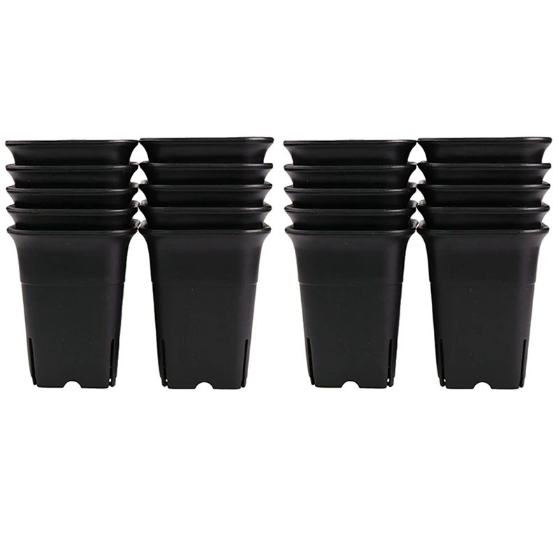24PCS-Pack Black Square Plastic Succulent Plant Pot For Plant Flowers Cactus, Etc., Black Nursery Flower Pot
24PCS-Pack Black Square Plastic Succulent Plant Pot For Plant Flowers Cactus, Etc., Black Nursery Flower Pot