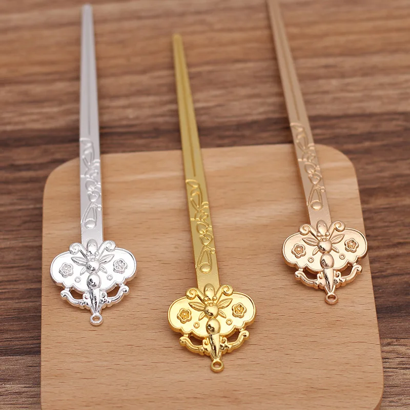 10 PCS 27x139mm Hairpin Settings Metal Alloy Hair Sticks Base DIY Hairwear Accessories For Jewelry Making
10 PCS 27x139mm Hairpin Settings Metal Alloy Hair Sticks Base DIY Hairwear Accessories For Jewelry Making