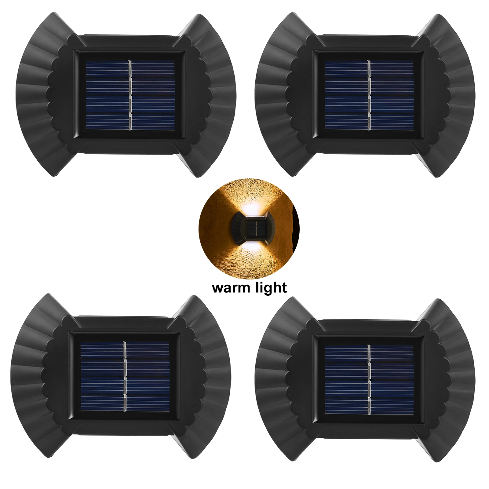 4pcs 8 Leds Weatherproof Backyard Easy Install Outdoor Garden Festival Energy Saving Solar Wall Light Aisle Durable Waterproof
4pcs 8 Leds Weatherproof Backyard Easy Install Outdoor Garden Festival Energy Saving Solar Wall Light Aisle Durable Waterproof