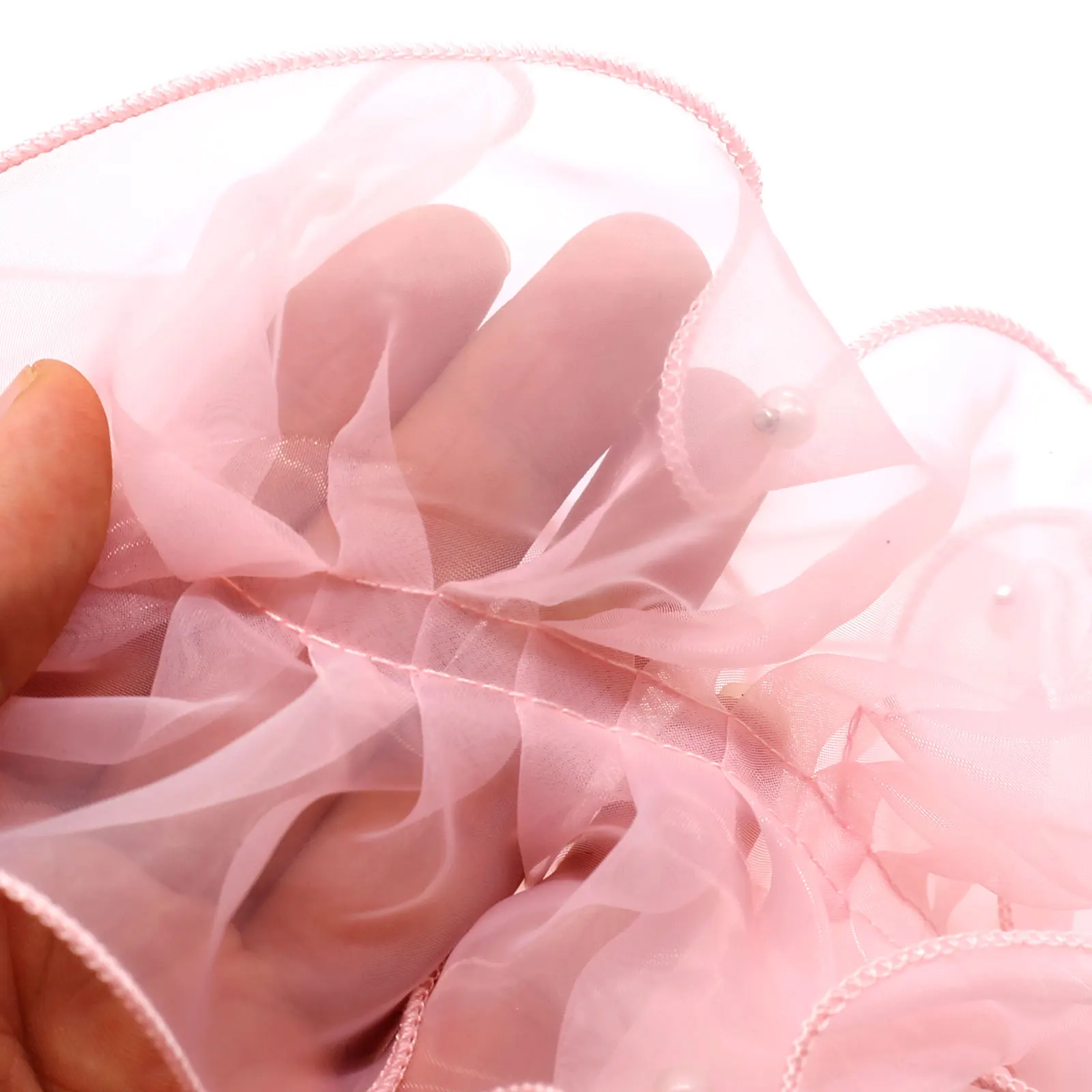 11cm 3 Yard Pink Lace Ribbon Organza Fabric Ruffle Pleated Trim for Sewing Edge Pearl Beads Applique Trimming DIY Sewing Crafts
11cm 3 Yard Pink Lace Ribbon Organza Fabric Ruffle Pleated Trim for Sewing Edge Pearl Beads Applique Trimming DIY Sewing Crafts