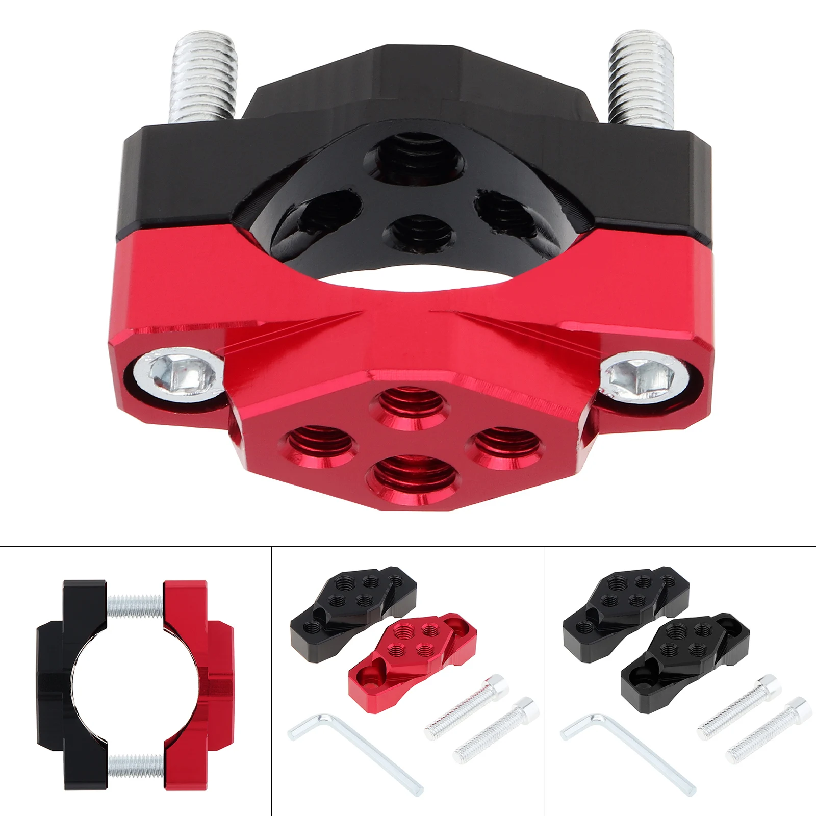 1piece 17-54mm Multifunction CNC Aluminum Alloy Modification Bracket for Motorcycle / Scooter / ATV Electric Bike Bicycle
1piece 17-54mm Multifunction CNC Aluminum Alloy Modification Bracket for Motorcycle / Scooter / ATV Electric Bike Bicycle