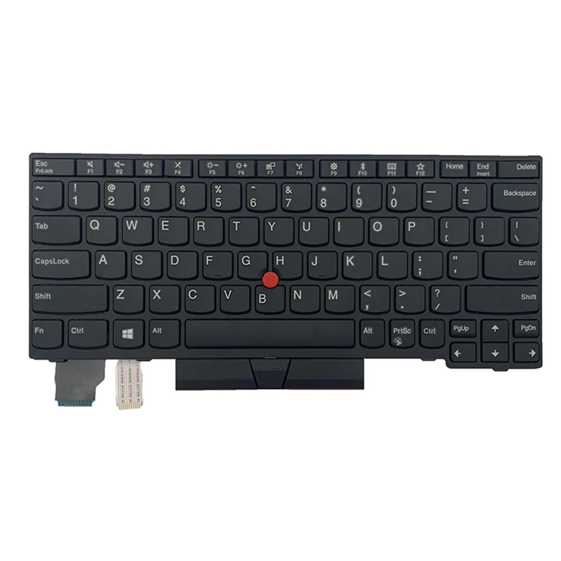 

Оригинальная сменная Клавиатура для ноутбука с американской раскладкой, совместимая с ThinkPadX280 A285 X390 X395 ThinkPadL13 Yoga S2 5-й черный