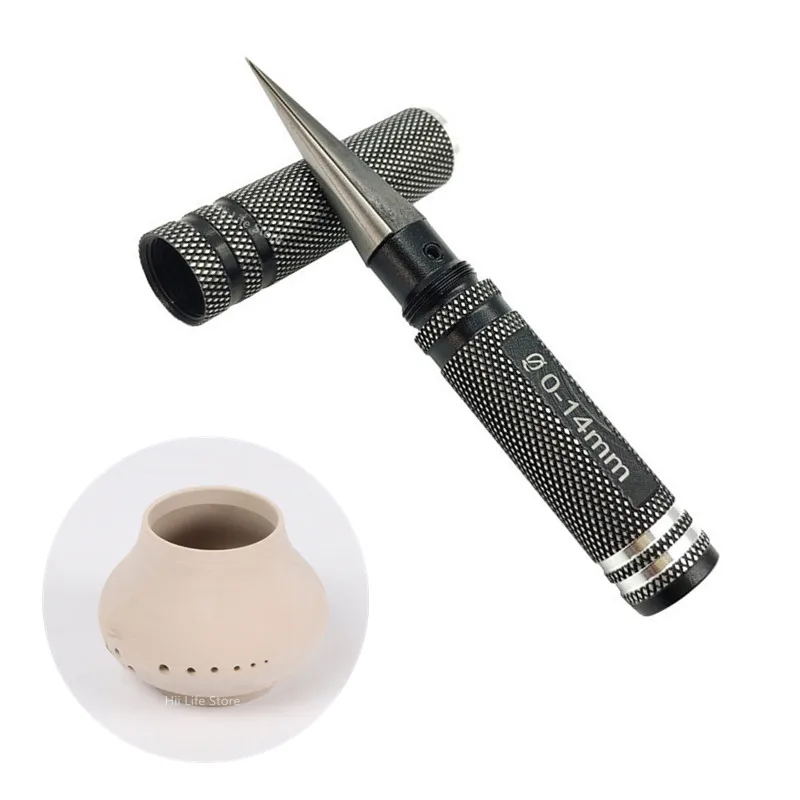Pottery Hole Punch Reamer Professional Drilling Tool 0-14mm Model Punch DIY Handmade Woodworking Hole Punch Pottery Tool
Pottery Hole Punch Reamer Professional Drilling Tool 0-14mm Model Punch DIY Handmade Woodworking Hole Punch Pottery Tool