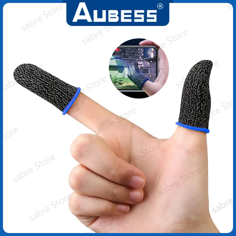 

Игровой рукав для пальцев дышащий чехол для пальцев для мобильных игр защита от пота для сенсорного экрана накладка на пальцы чувствительный сенсорный Чехол для мобильного телефона