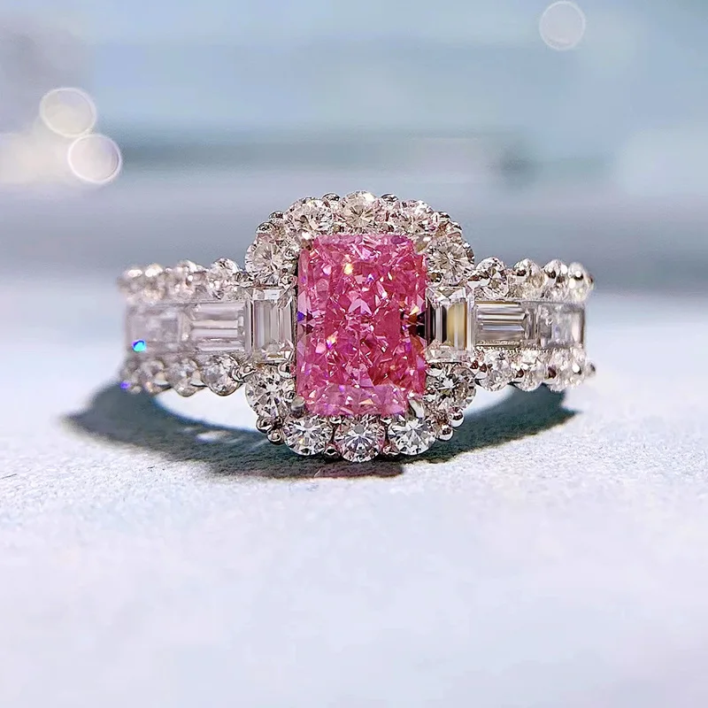 2022 new S925 silver imported high carbon diamond rose red 5 * 7 rectangular ring women's European and American ins style women'
2022 new S925 silver imported high carbon diamond rose red 5 * 7 rectangular ring women's European and American ins style women'