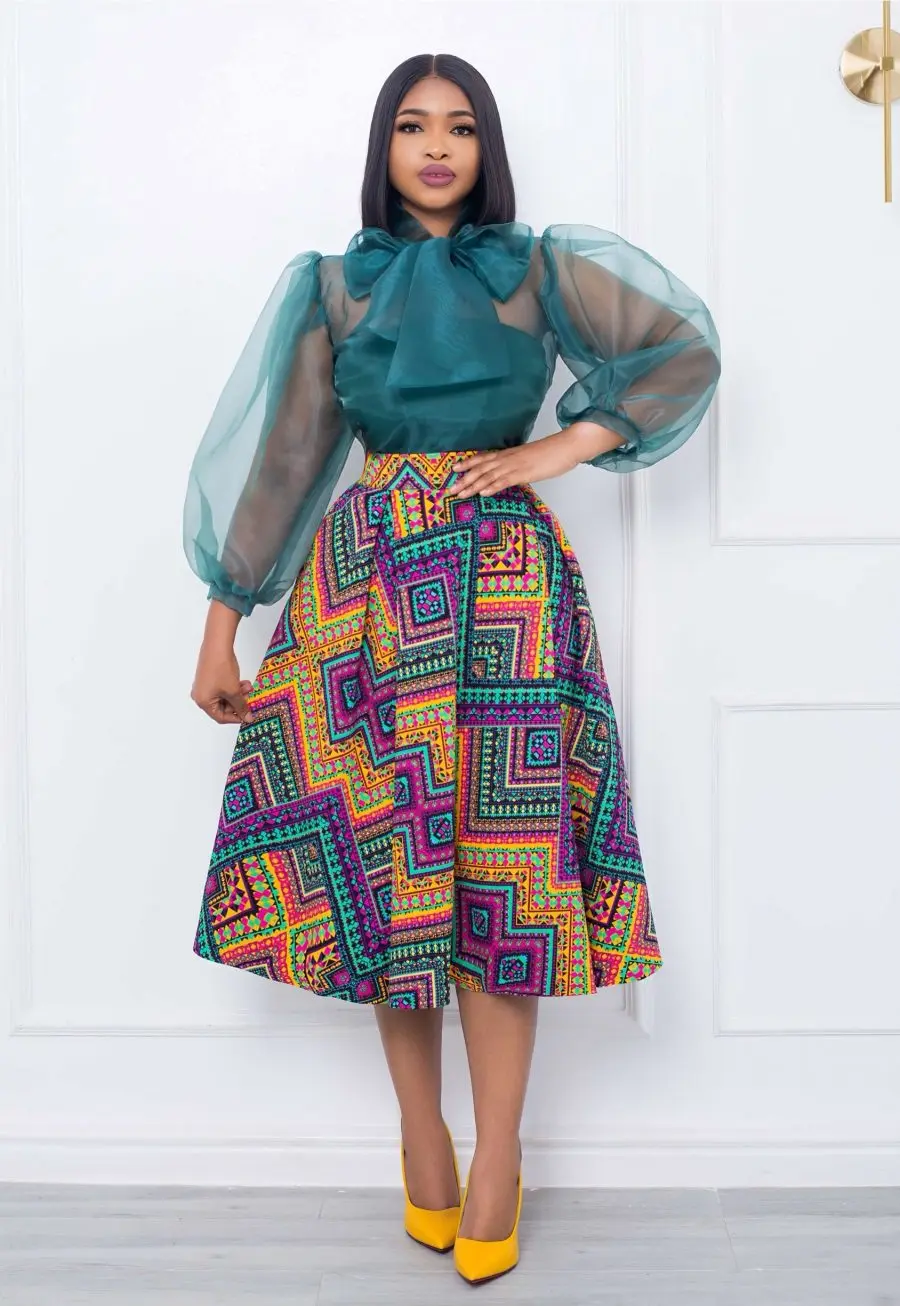 Women Elegant Party Dress Dashiki Bowknot Hollow Long Sleeve Flower Print Ankara Dresses Bazin Traditional African Robe 3XL
Women Elegant Party Dress Dashiki Bowknot Hollow Long Sleeve Flower Print Ankara Dresses Bazin Traditional African Robe 3XL