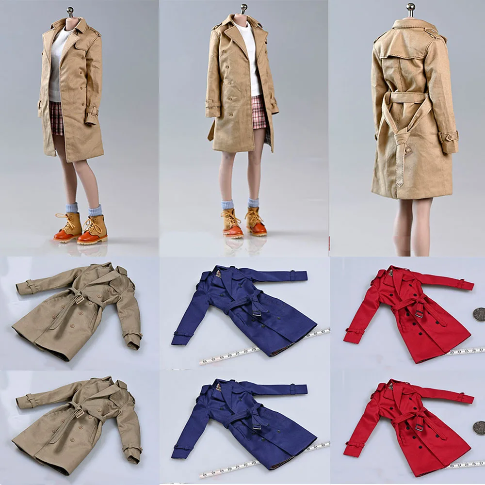 1/6 Women Soldier Windbreaker Double Layer Vintage Casual Slim Coat Vintaget Fit 12 Inch Action Figure Modle Toys
1/6 Women Soldier Windbreaker Double Layer Vintage Casual Slim Coat Vintaget Fit 12 Inch Action Figure Modle Toys