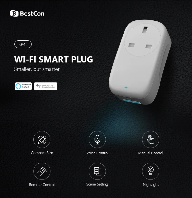 Смарт-розетка BroadLink SP4L с регулировкой яркости, Wi-Fi, работает с Yandex Alexa и Google, совместима с IFTTT
Смарт-розетка BroadLink SP4L с регулировкой яркости, Wi-Fi, работает с Yandex Alexa и Google, совместима с IFTTT