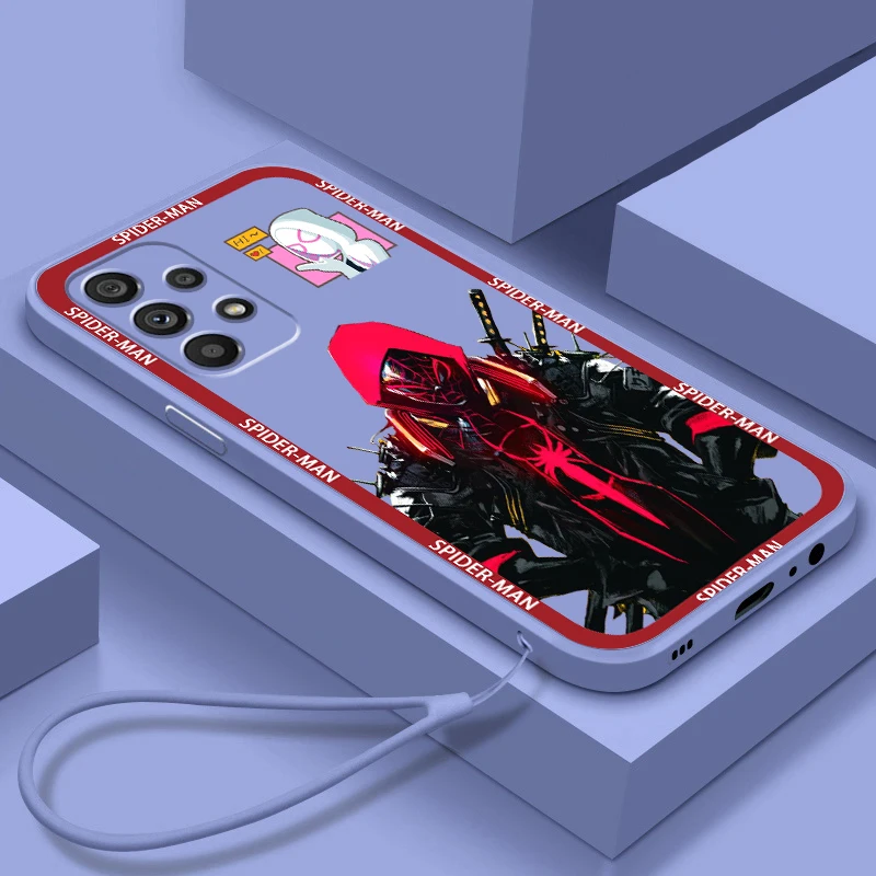 Liquid Rope Marvel Spiderman Cartoon Art Phone Case For Samsung A73 A53 A33 A52 A32 A23 A22 A71 A51 A21S A03S A50 A30 5G Funda
Liquid Rope Marvel Spiderman Cartoon Art Phone Case For Samsung A73 A53 A33 A52 A32 A23 A22 A71 A51 A21S A03S A50 A30 5G Funda