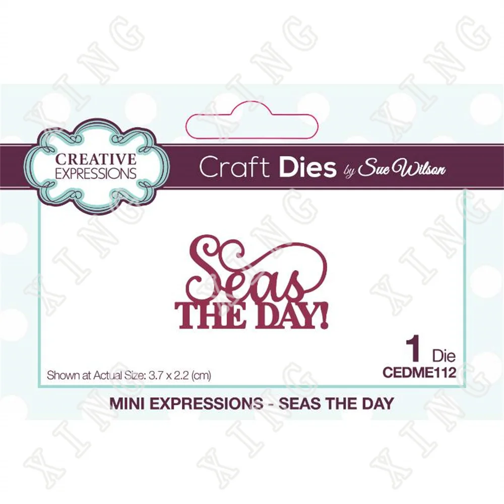 Seas the Day Metal Cutting Dies Scrapbook Diary Decoration Embossing Template Diy Greeting Card Handmade 2022 New Arrival
Seas the Day Metal Cutting Dies Scrapbook Diary Decoration Embossing Template Diy Greeting Card Handmade 2022 New Arrival