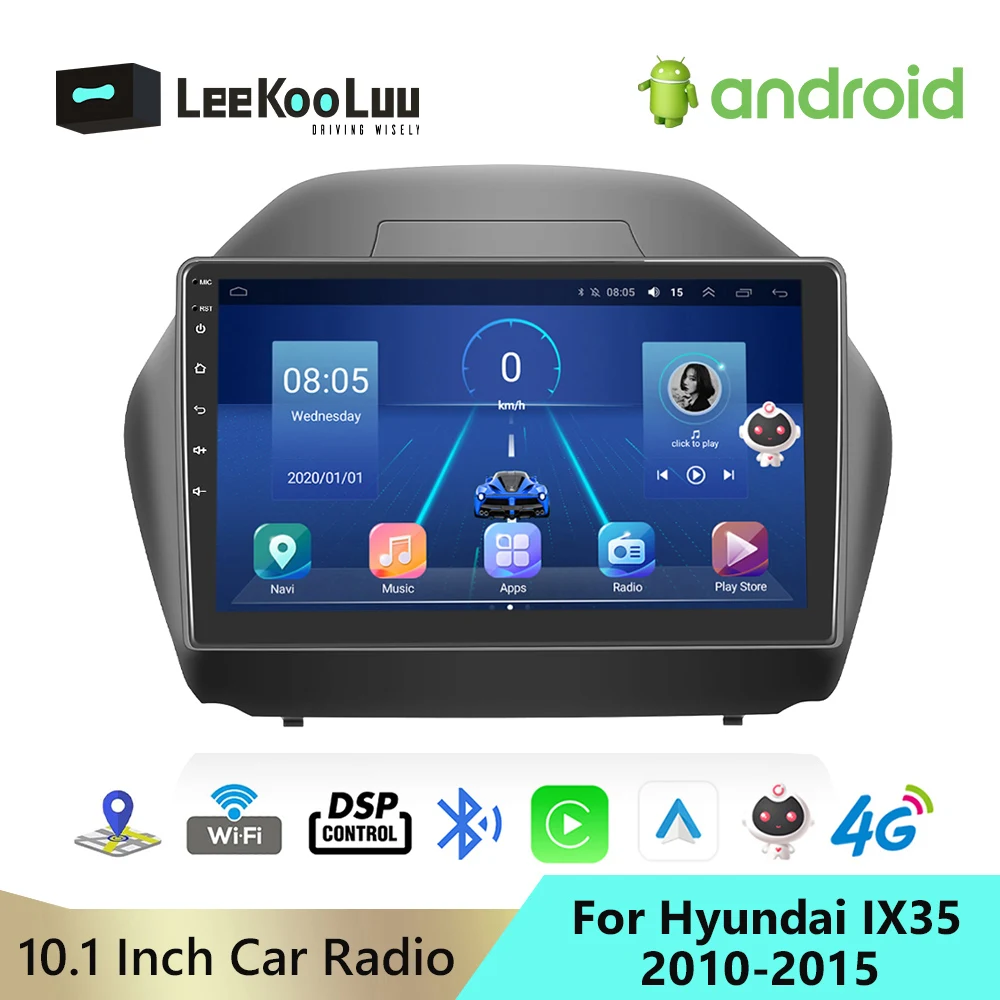 LeeKooLuu 2 Din Android Car Radio Multimedia Player GPS Navigation For Hyundai Tucson 2 LM IX35 2010-2015 Carplay 4G WiFi DSP
LeeKooLuu 2 Din Android Car Radio Multimedia Player GPS Navigation For Hyundai Tucson 2 LM IX35 2010-2015 Carplay 4G WiFi DSP