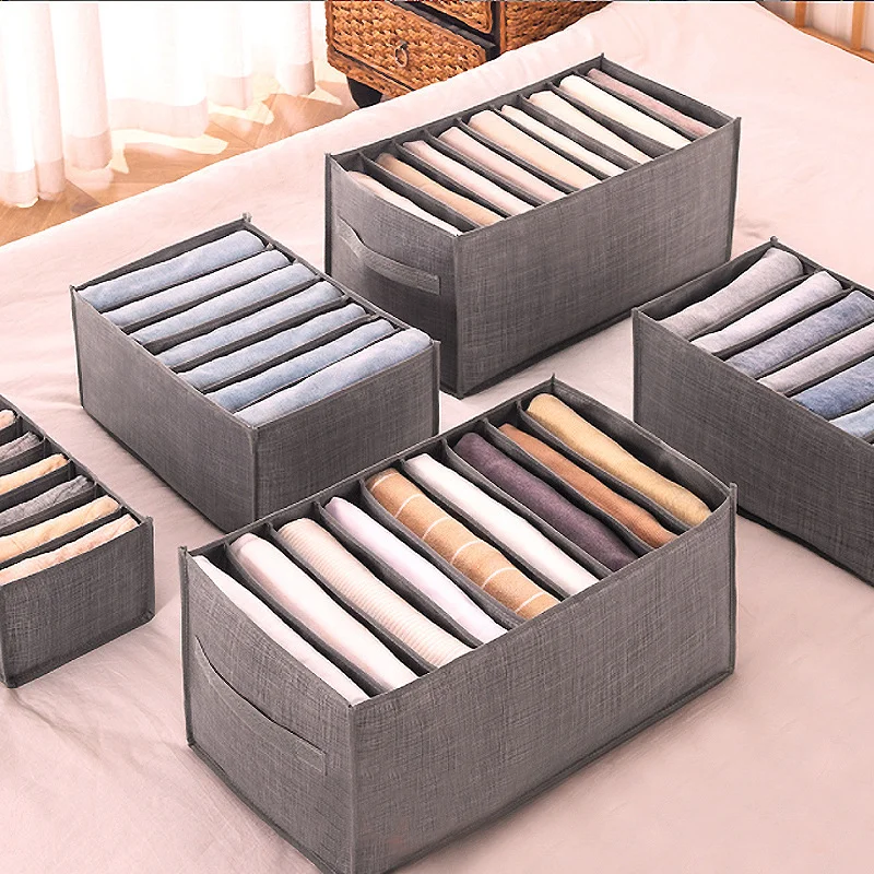 7/9/11 Grid Jeans Organizer Storage Boxes Wardrobe Clothes Closet Organizer Dividers Drawer Organizers Foldable Underwear Box
7/9/11 Grid Jeans Organizer Storage Boxes Wardrobe Clothes Closet Organizer Dividers Drawer Organizers Foldable Underwear Box