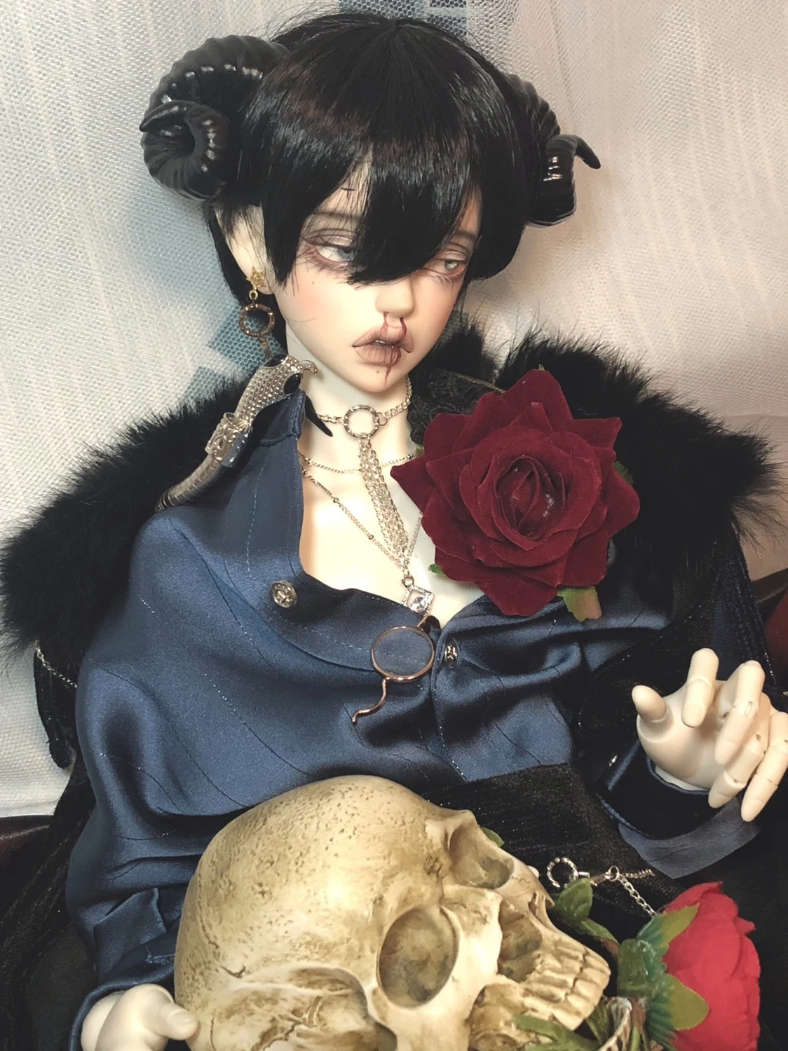 BJD doll accessories for 1/3 1/4 uncle size bjd cute multicolor Mianyang horn beast horn doll accessories (one pair)
BJD doll accessories for 1/3 1/4 uncle size bjd cute multicolor Mianyang horn beast horn doll accessories (one pair)
