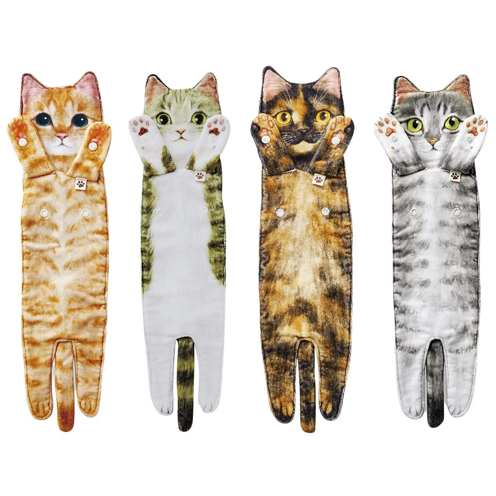 Cat Hand Towels Funny Long Cat Shape Wipe Handkerchiefs Bath Towels for Bathroom Kitchen Cute Cat Gifts
Cat Hand Towels Funny Long Cat Shape Wipe Handkerchiefs Bath Towels for Bathroom Kitchen Cute Cat Gifts
