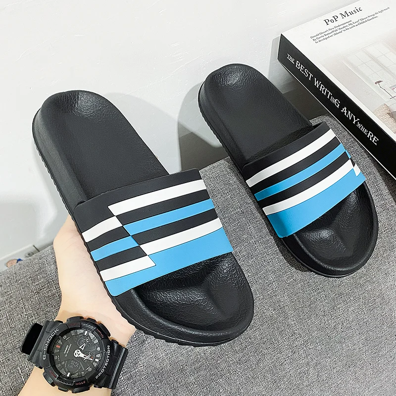 Men's flat slippers summer breathable indoor anti-slip slippers fashion stripes outdoor beach light soft bottom flip flop
Men's flat slippers summer breathable indoor anti-slip slippers fashion stripes outdoor beach light soft bottom flip flop