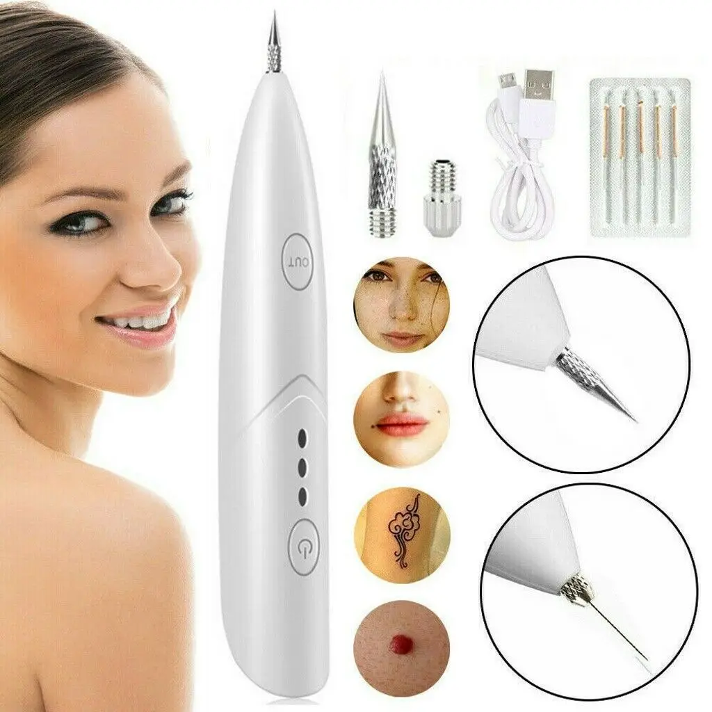 

Laser Mole Tattoo Freckle Removal Pen Sweep Spot Mole Removing Wart Dark Spot Remover USB Plasma Pen Beauty Face Skin Care Tool