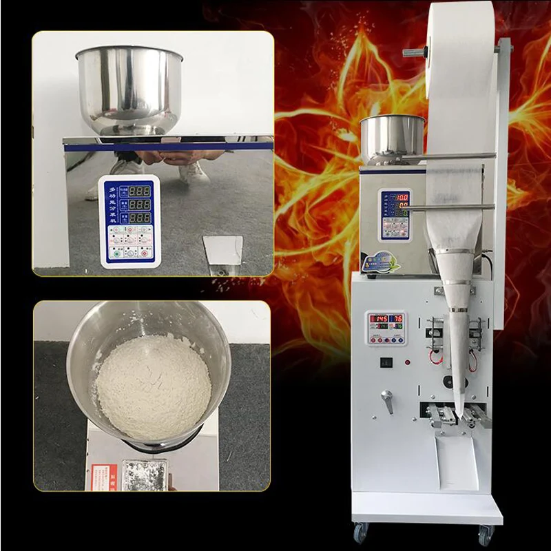 Fully Automatic Three Sided Sealing Spice Powder Particle Hardware Weighing, Filling and Packaging Machine
Fully Automatic Three Sided Sealing Spice Powder Particle Hardware Weighing, Filling and Packaging Machine