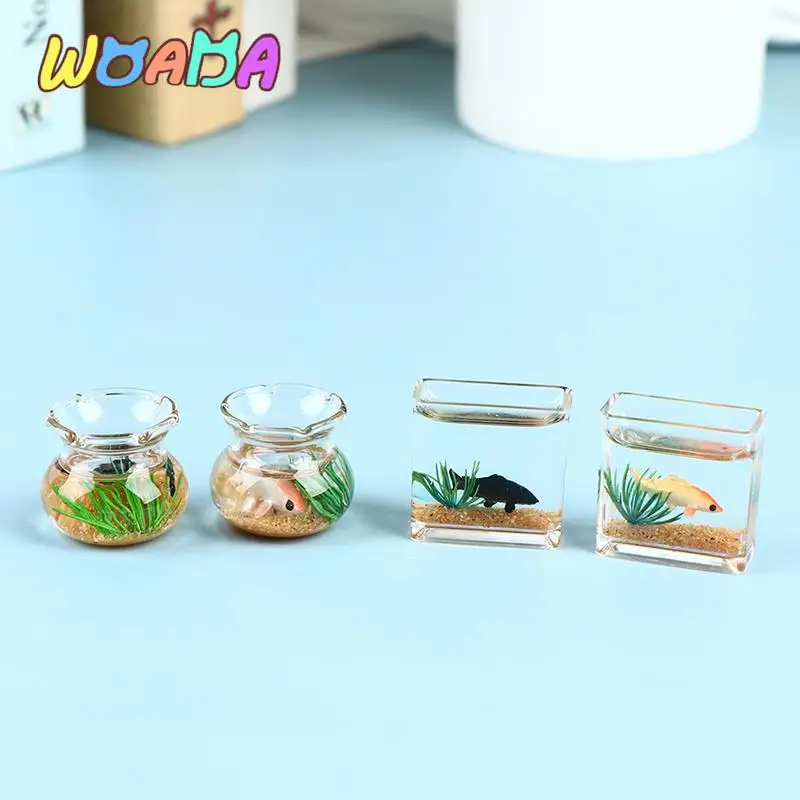 1pcs Dollhouse DIY Resin Transparent Goldfish Tanks Mini Resin Fish Tank Miniature Decoration Cute Kids Toys Random
1pcs Dollhouse DIY Resin Transparent Goldfish Tanks Mini Resin Fish Tank Miniature Decoration Cute Kids Toys Random