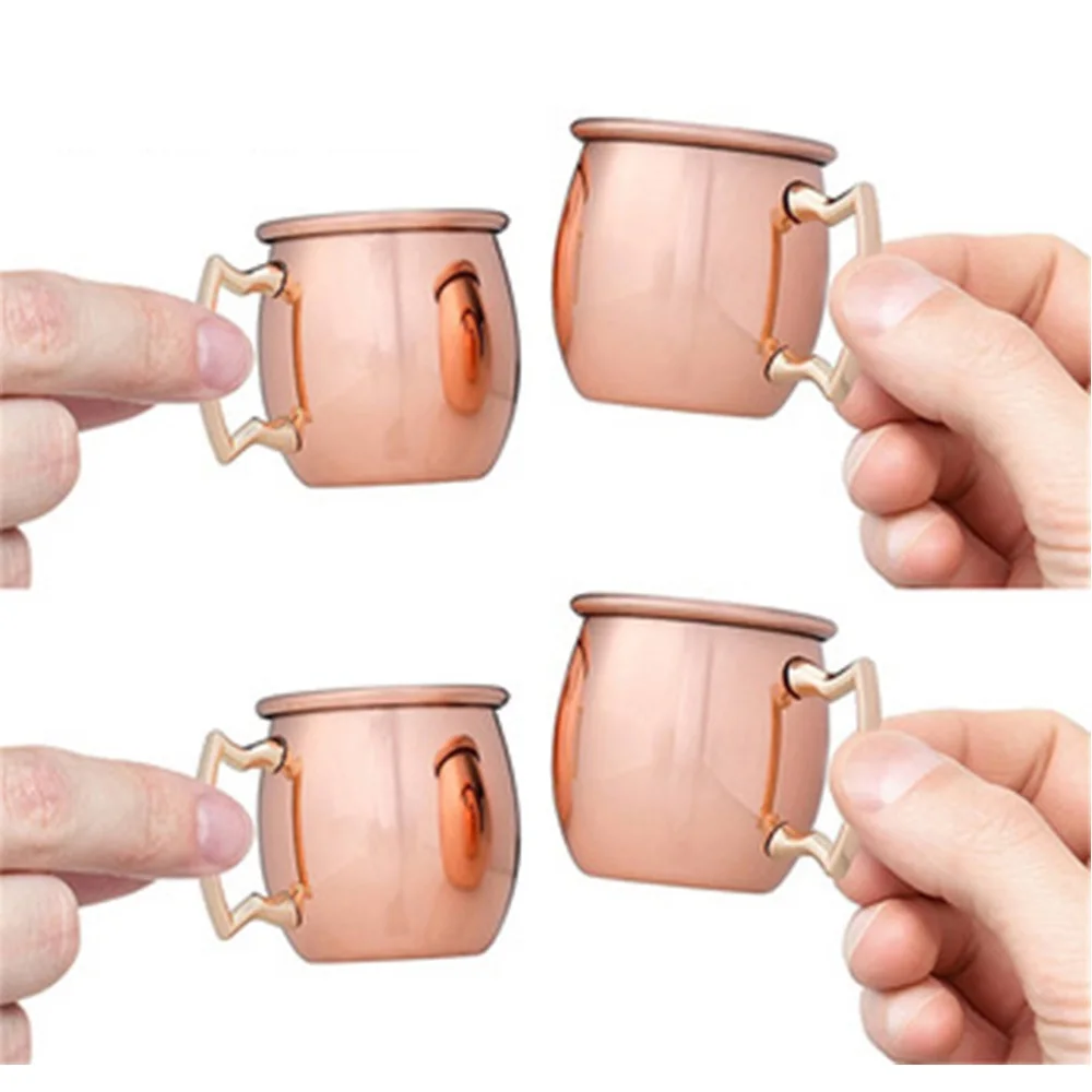 Mini Double Wall Moscow Mule Copper Mugs Stainless Steel Hammered Copper Plated Beer Wine Coffee Cup Bar Drinkware 60ML
Mini Double Wall Moscow Mule Copper Mugs Stainless Steel Hammered Copper Plated Beer Wine Coffee Cup Bar Drinkware 60ML