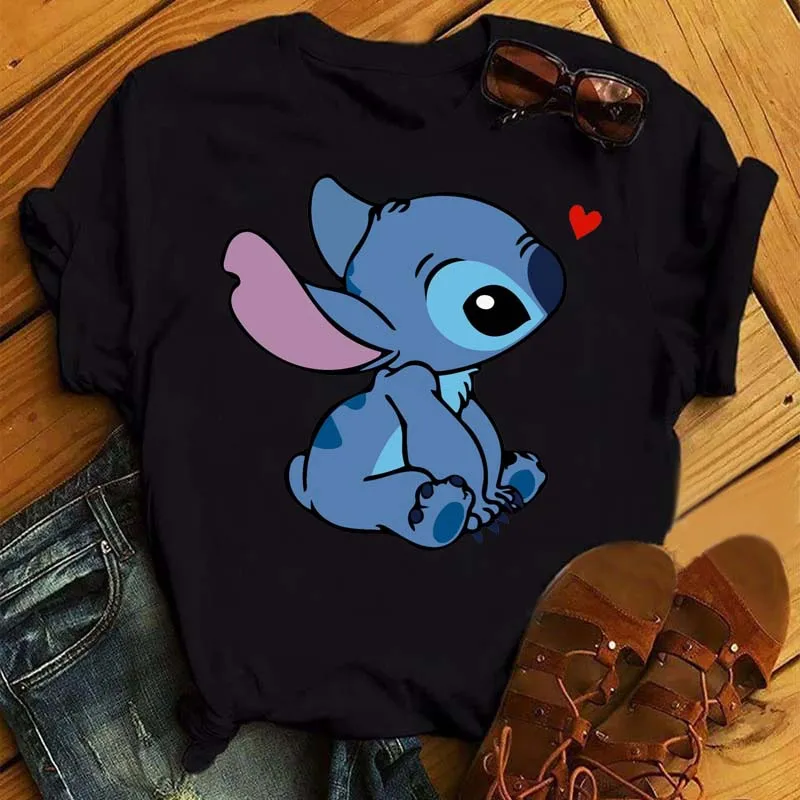 Cartoon Disney T-shirt Kawaii Lilo Stitch T Shirt Women Casual Tops Funny Cute Stitch Anime Print Shirt Ulzzang Tshirt Tees
Cartoon Disney T-shirt Kawaii Lilo Stitch T Shirt Women Casual Tops Funny Cute Stitch Anime Print Shirt Ulzzang Tshirt Tees