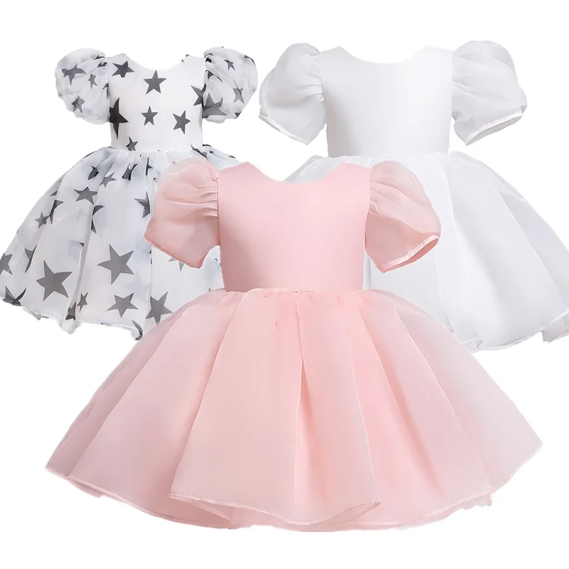 

Платье принцессы для девочек-подростков, милый элегантный наряд для выпускного вечера, с цветами, для детей 3, 6, 8 лет, на свадьбу