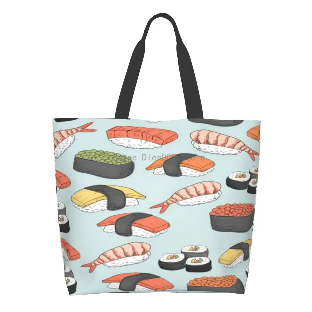 Women Shoulder Bag Kawaii Sushi Food Large Capacity Shopping Grocery Tote Bag For Ladies
Women Shoulder Bag Kawaii Sushi Food Large Capacity Shopping Grocery Tote Bag For Ladies