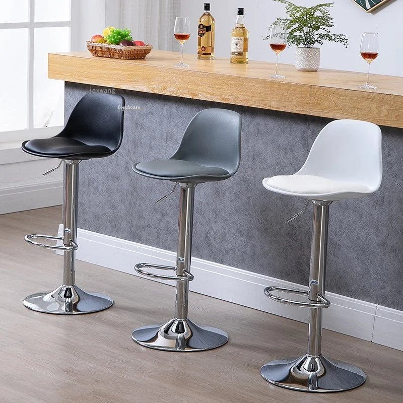 Nordic Front Desk Bar Chairs Lift Swivel Backrest Bar Stools Modern Kitchen Minimalist High Restaurant Cadeira Home Furniture
Nordic Front Desk Bar Chairs Lift Swivel Backrest Bar Stools Modern Kitchen Minimalist High Restaurant Cadeira Home Furniture